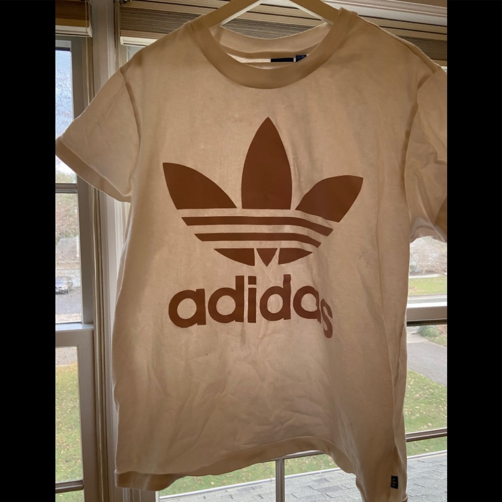 pink adiddas tee